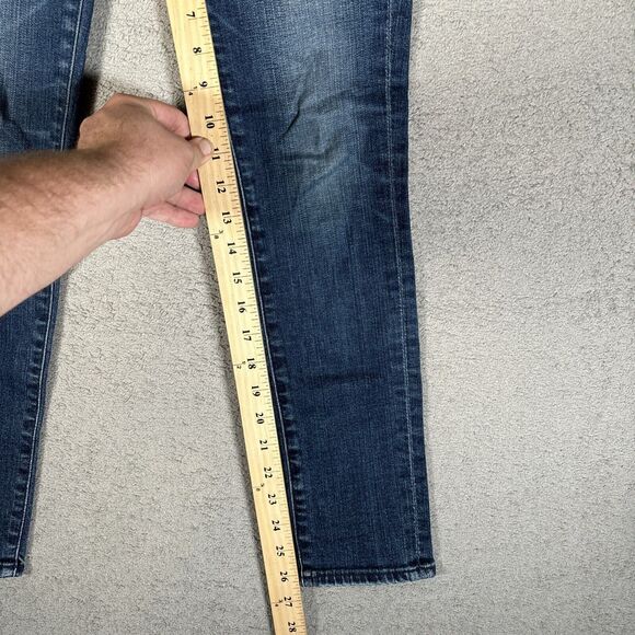 Adriano Goldschmied AG Jeans Stevie Ankle Slim Straight Women’s Fit 28x26 - Picture 6 of 10